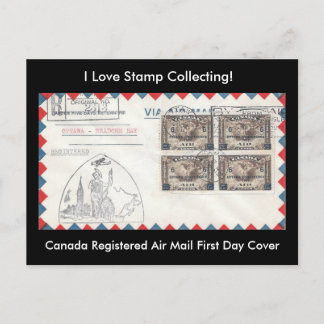 Carte postale Collecte de timbres Canada 1932 FDC 