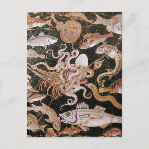 CARTE POSTALE COLLECTE POMPEII / OCÉAN - SCÈNE DE VIE MARINE
