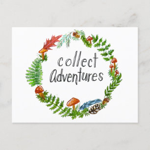 Carte postale Collecter les aventures