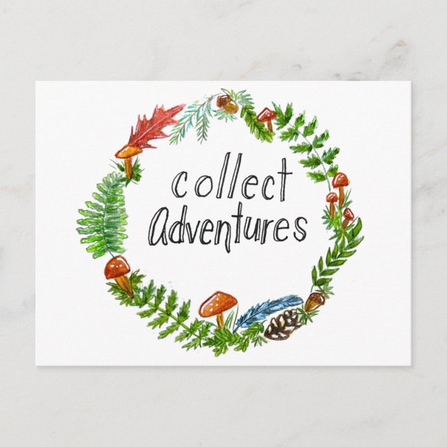 Carte postale Collecter les aventures (Devant)