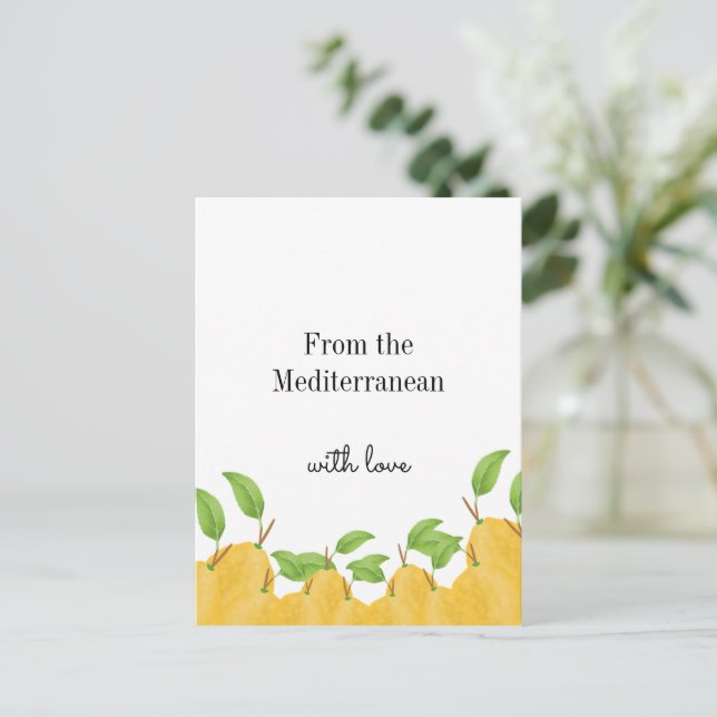 Carte Postale Collection Bloom Lemon  (Debout devant)