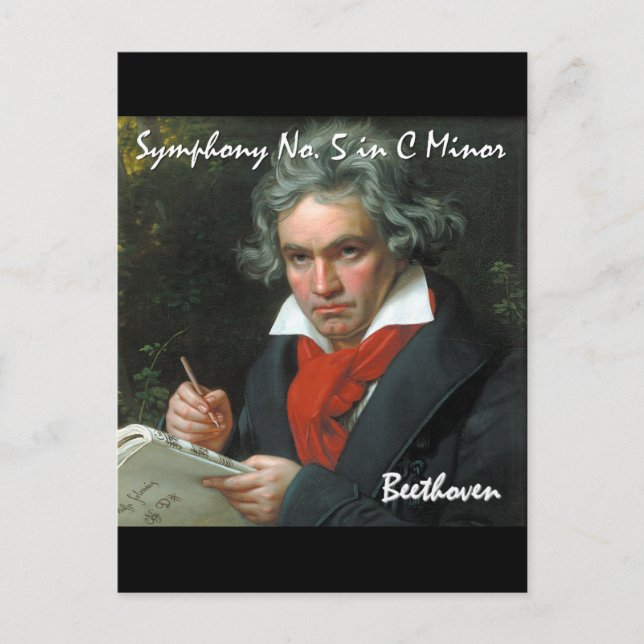 Carte Postale Collection de chefs-d'oeuvre classique Beethoven (Devant)