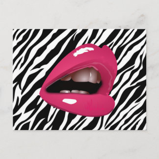 Carte Postale Collection de lèvres DIVA