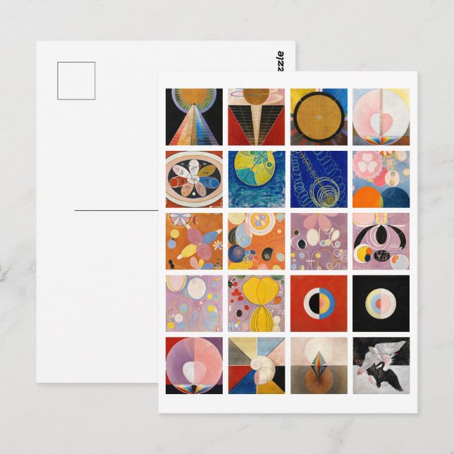 Carte Postale Collection de peintures Hilma af Klint (Devant / Derrière)