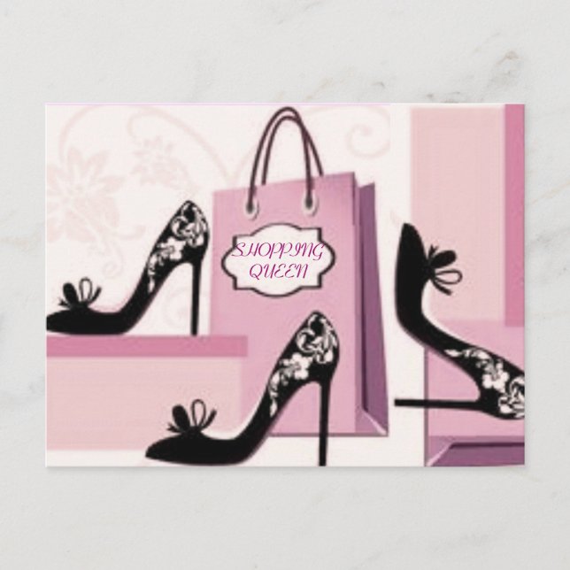 CARTE POSTALE COLLECTION DE REINE SHOPPING (Devant)