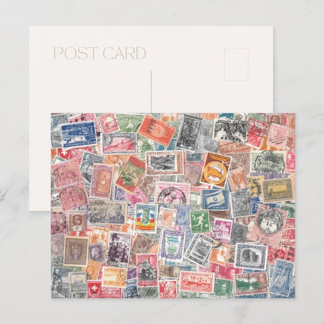 Carte postale Collection internationale Vintage de (Devant / Derrière)