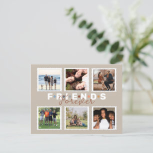 Carte Postale Collection photo moderne Beige Friends Forever