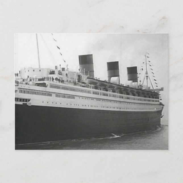 Carte Postale Collection Queen Mary RMS (Devant)