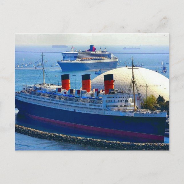 Carte Postale Collection Queen Mary RMS (Devant)