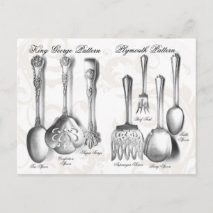 Carte Postale Collection Silverware