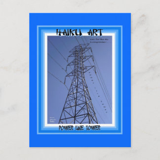 Carte postale collective Power Line Tower Haiku Ar