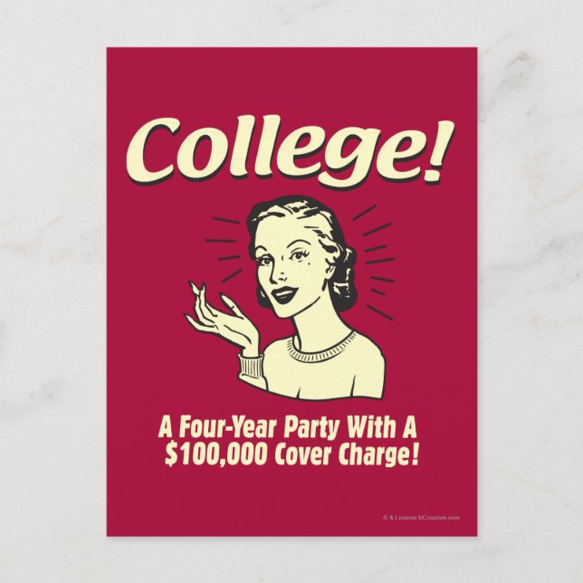 Carte Postale Collège : 4 ans fête 100 000 Couverture (Devant)