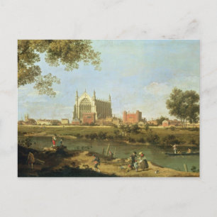 Carte Postale Collège Eton, c.1754