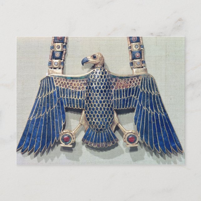 Carte Postale Collier avec pendentif vautour (Devant)