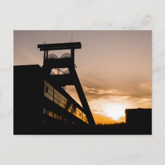 Carte Postale Colliery au coucher du soleil