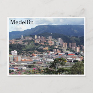 Carte Postale collines de Medellín