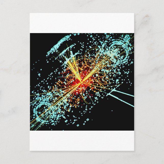 Carte Postale Collision LHC (Devant)