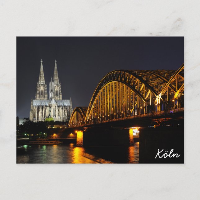 Carte Postale Cologne, Allemagne (Devant)