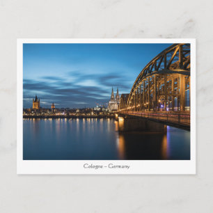 Carte Postale Cologne Allemagne