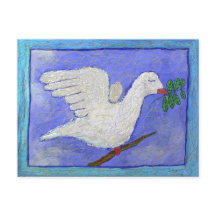 Colombe et branche d'olivier par Ian Roz