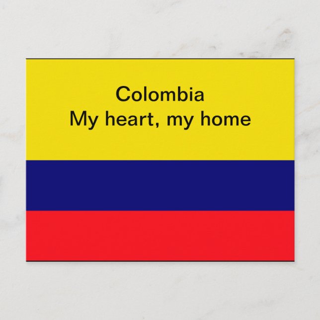 Carte Postale Colombie (Devant)