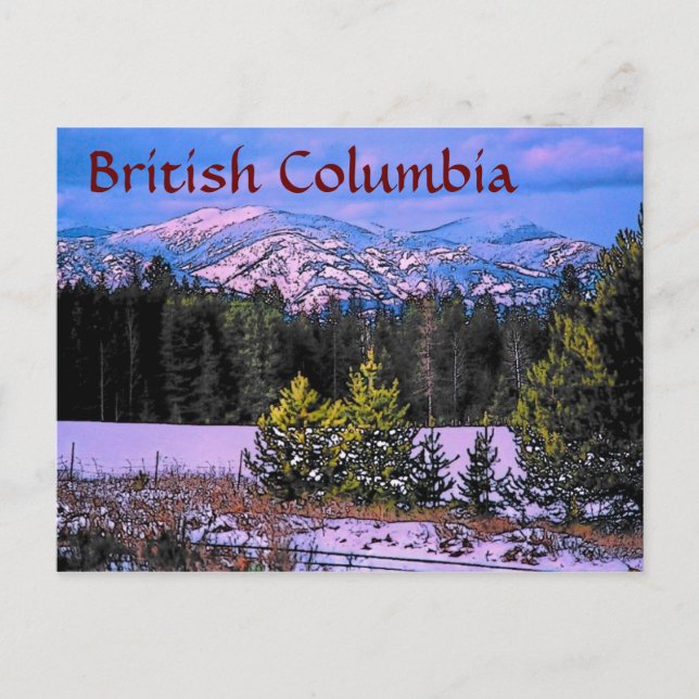 Carte postale Colombie-Britannique (Devant)