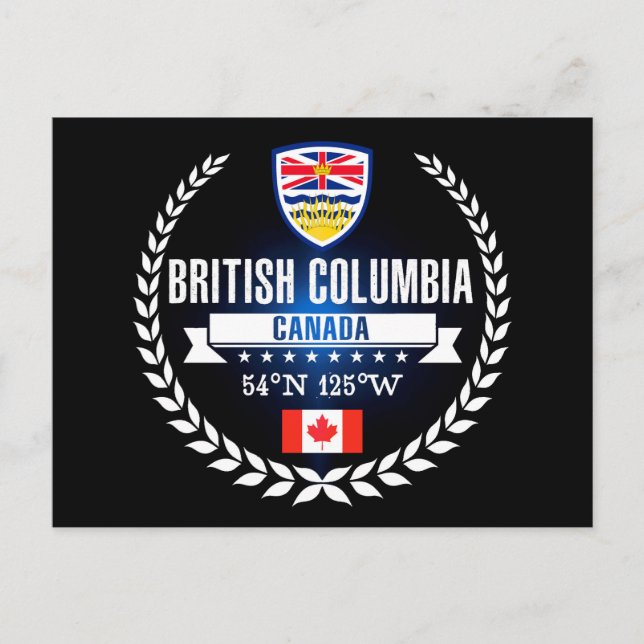 Carte Postale Colombie-Britannique (Devant)