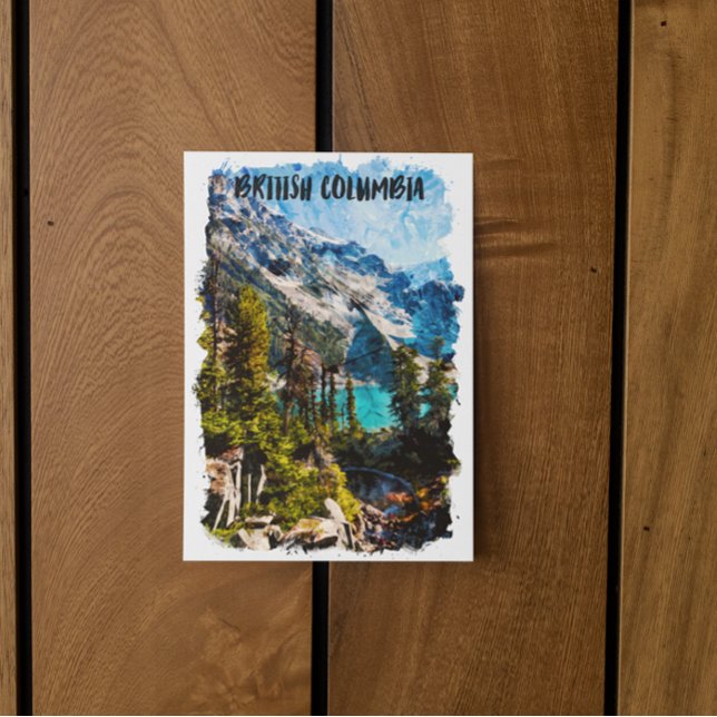 Carte Postale Colombie-Britannique Canada Mountain View (british columbia mountain view postcard)