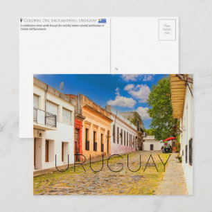 Carte Postale Colonia del Sacramento, Uruguay Voyage