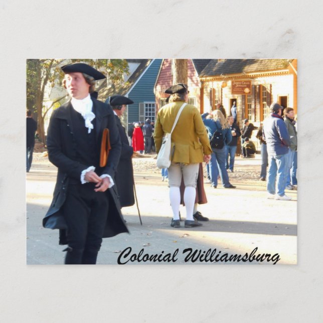 Carte Postale Colonial Williamsburg (Devant)