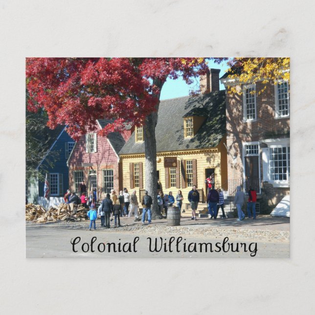 Carte Postale Colonial Williamsburg (Devant)