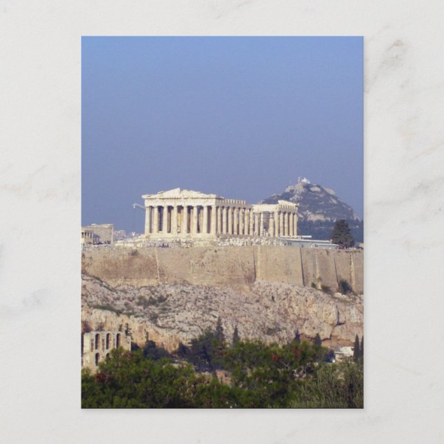 Carte Postale colonnes acropolis (Devant)