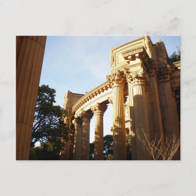 Carte Postale Colonnes au Palais des Beaux-Arts (Devant)