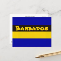 Colonnes de bande de drapeau de la Barbade