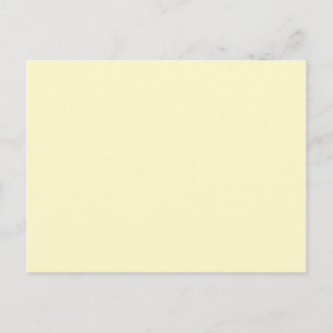Carte Postale color lemon chiffon