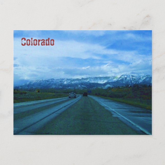 Carte Postale Colorado coloré (Devant)