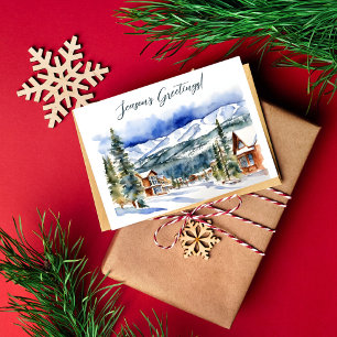 Carte Postale Colorado de Noël Joyeuses Fêtes