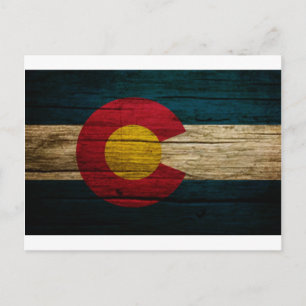 Carte Postale Colorado Flag