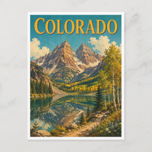 Carte Postale Colorado Maroon Bells GeoSaga