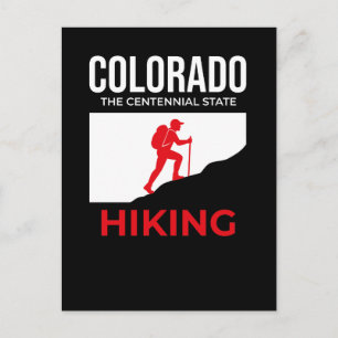 Carte Postale Colorado Randonnée – L'État du Centenaire USA