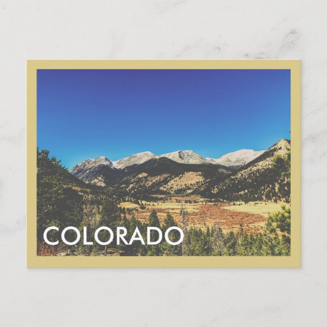 Carte Postale Colorado vintage (Devant)