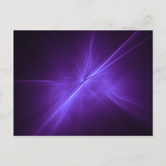 Carte Postale Colorburst à rayons X - violet