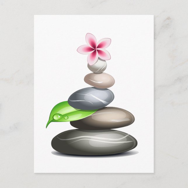 Carte Postale Colored pebbles (Devant)