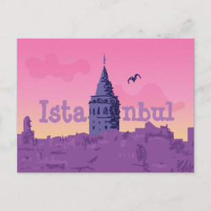 Carte postale colorée à Istanbul
