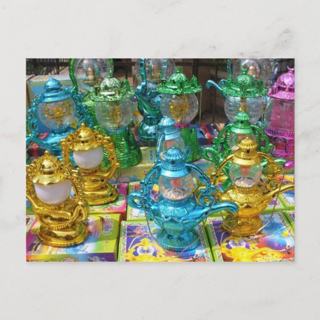 Carte postale colorée Ramadan Lantern (Devant)