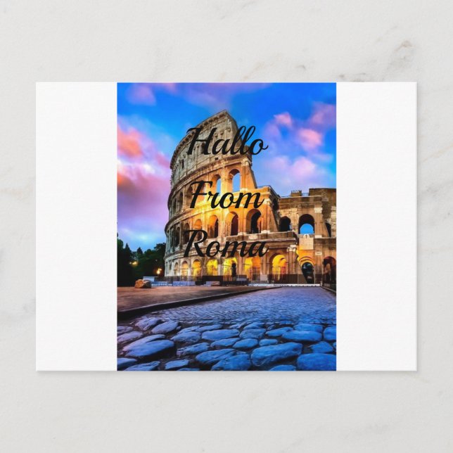Carte postale Colosseum Roma (Devant)