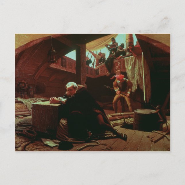 Carte Postale Columbus in Chains, 1863 (Devant)