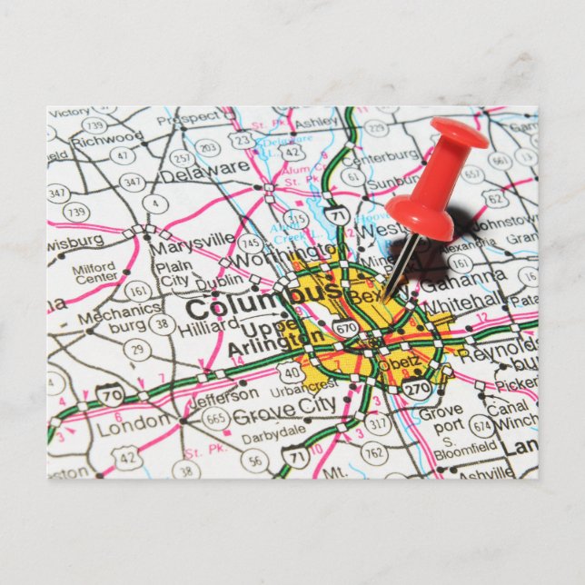 Carte Postale Columbus, Ohio (Devant)