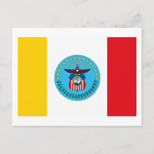 Carte postale Columbus Ohio Flag