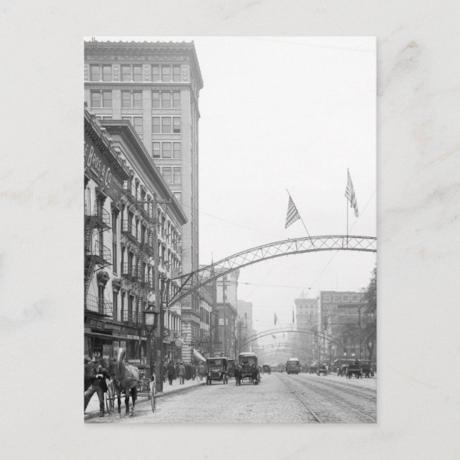 Carte Postale Columbus, Ohio - High Street 1910 (Devant)
